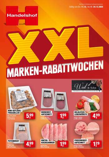 Prospekte Handelshof - 11.12.2025 - 24.12.2025.