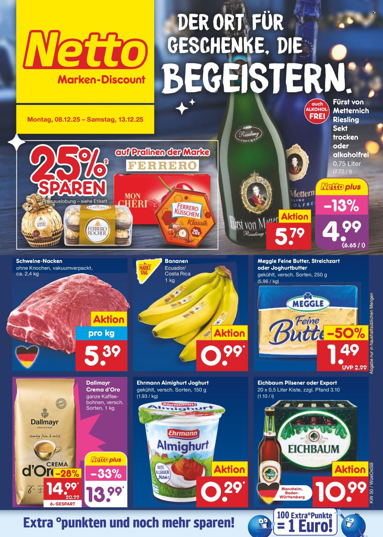 Netto Marken-Discount Prospekte  - 8.12.2025 - 13.12.2025. Seite 1