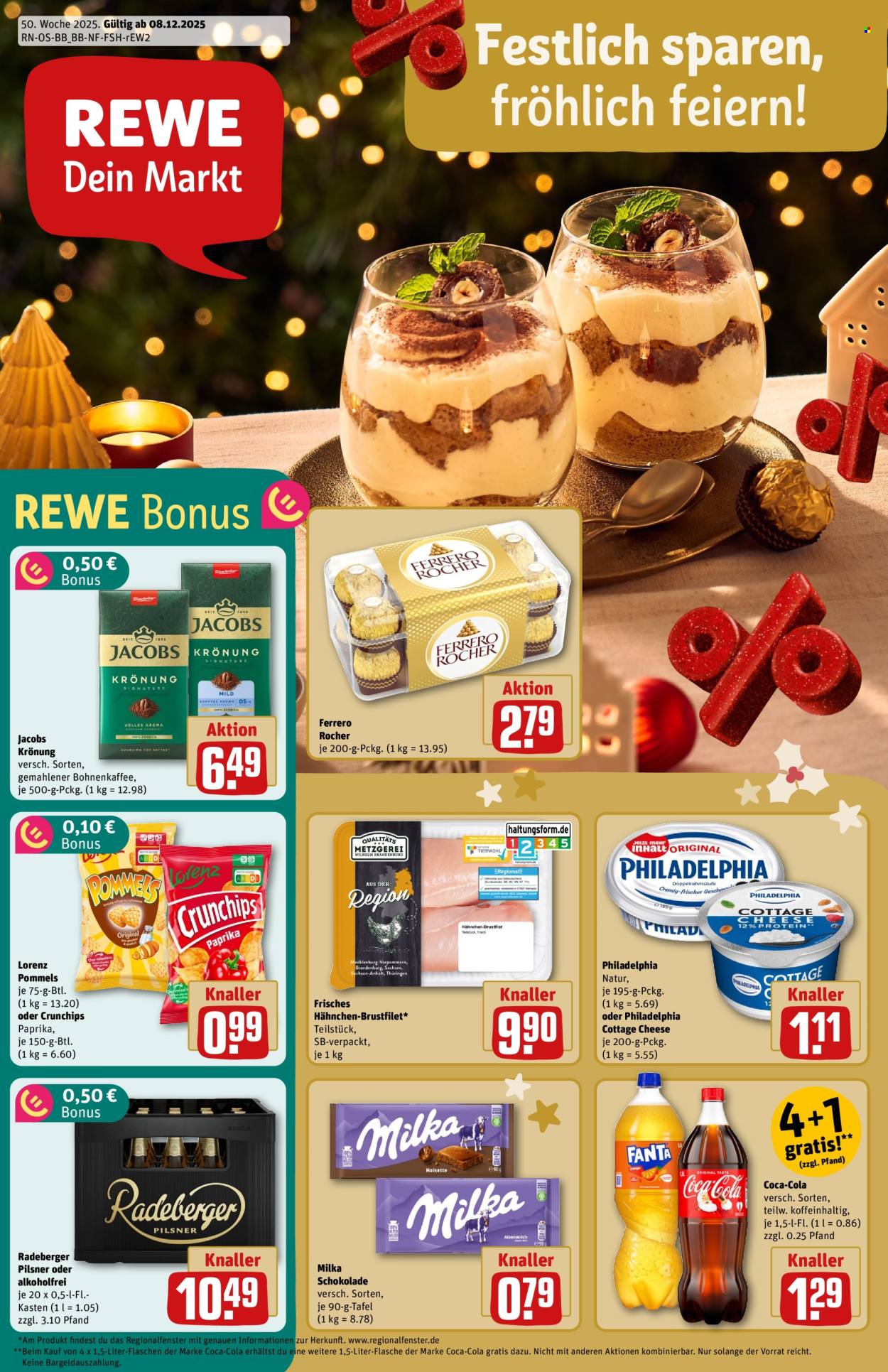 REWE Prospekte  - 8.12.2025 - 14.12.2025. Seite 1