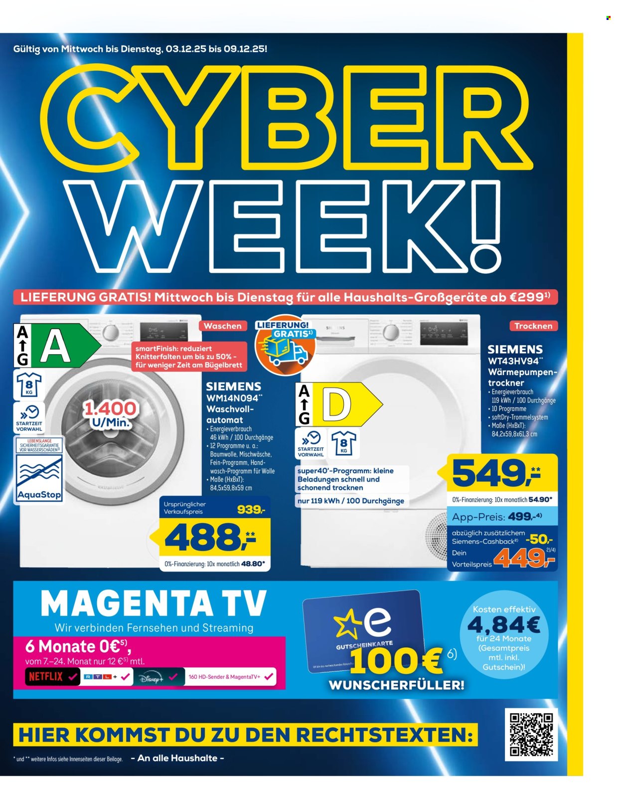Euronics Prospekte  - 3.12.2025 - 9.12.2025. Seite 1
