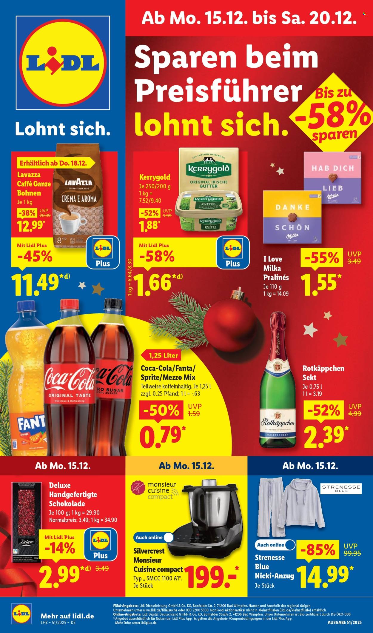 Lidl Prospekte  - 15.12.2025 - 20.12.2025. Seite 1