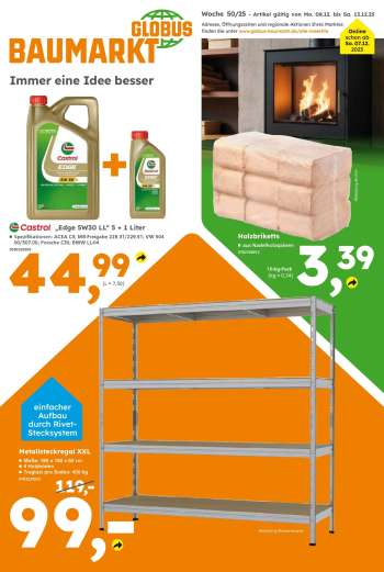 Prospekte Globus Baumarkt - 8.12.2025 - 13.12.2025.