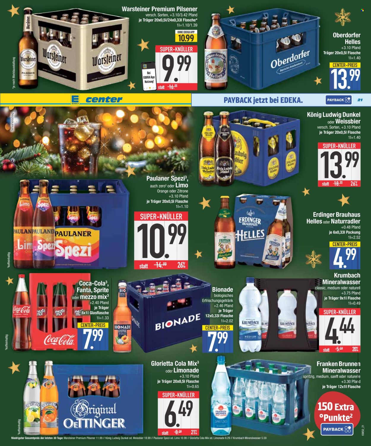 Edeka Prospekte  - 8.12.2025 - 13.12.2025. Seite 21