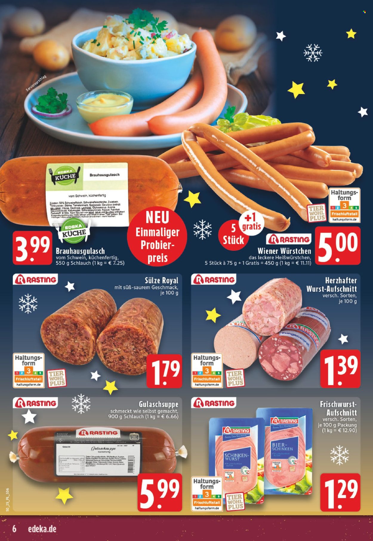 Edeka Prospekte  - 8.12.2025 - 13.12.2025. Seite 6