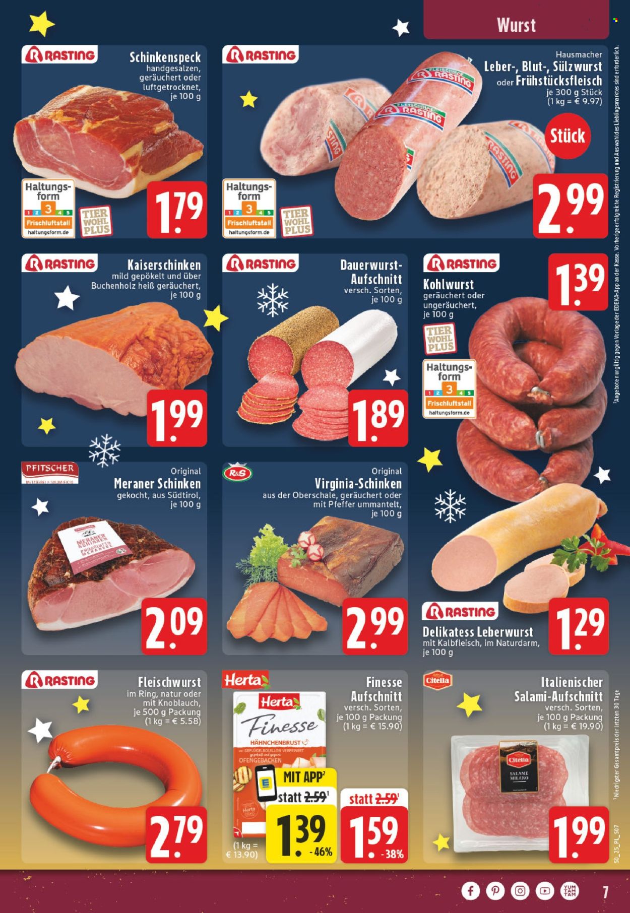 Edeka Prospekte  - 8.12.2025 - 13.12.2025. Seite 7