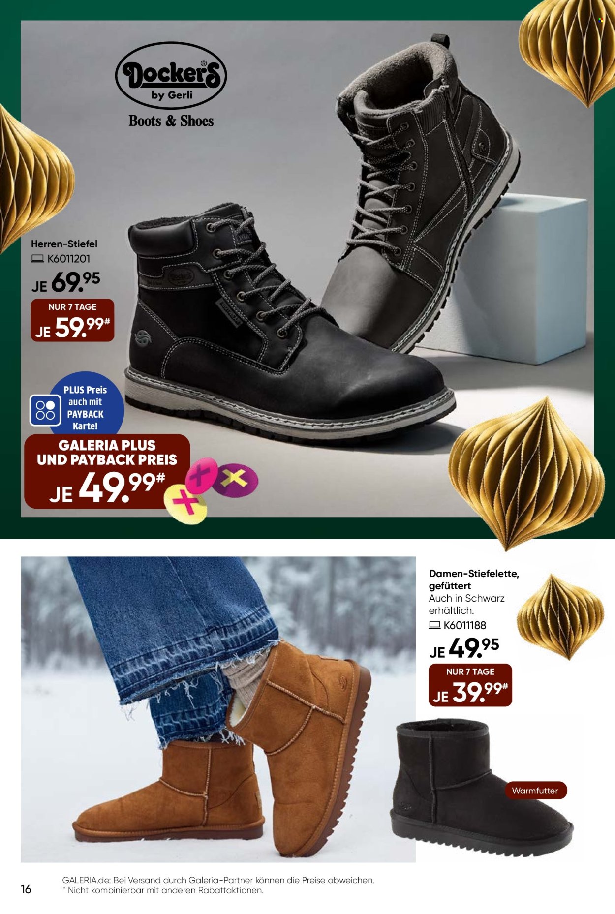 GALERIA Karstadt Kaufhof Prospekte  - 10.12.2025 - 16.12.2025. Seite 16