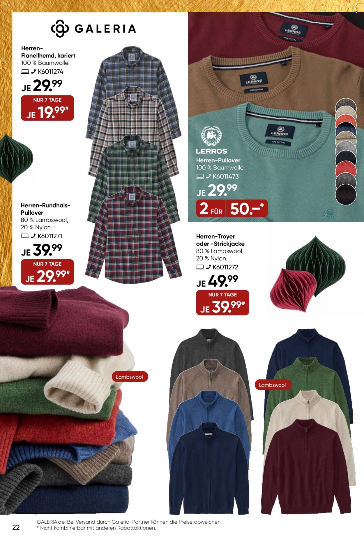 GALERIA Karstadt Kaufhof Prospekte  - 10.12.2025 - 16.12.2025. Seite 22