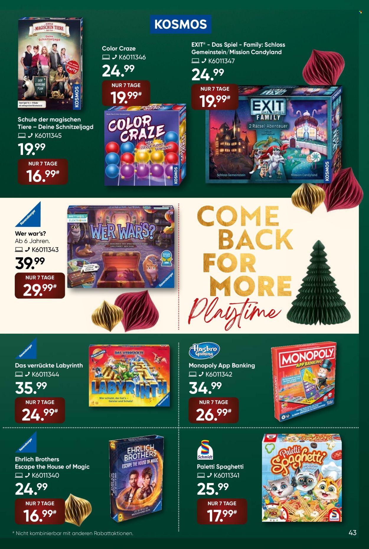 GALERIA Karstadt Kaufhof Prospekte  - 10.12.2025 - 16.12.2025. Seite 43