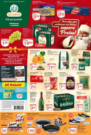 Prospekte Globus - 15.12.2025 - 20.12.2025.