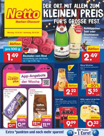 Prospekte Netto Marken-Discount - 15.12.2025 - 20.12.2025.