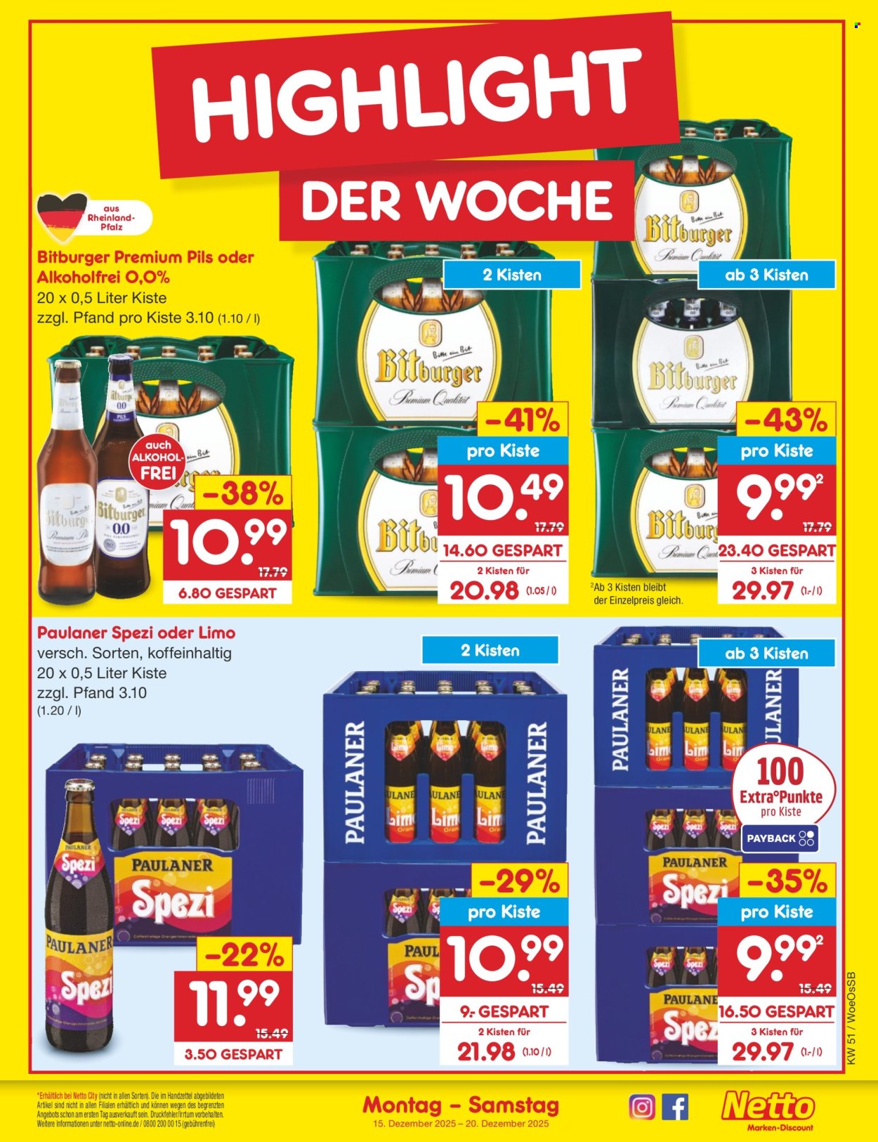 Netto Marken-Discount Prospekte  - 15.12.2025 - 20.12.2025. Seite 3
