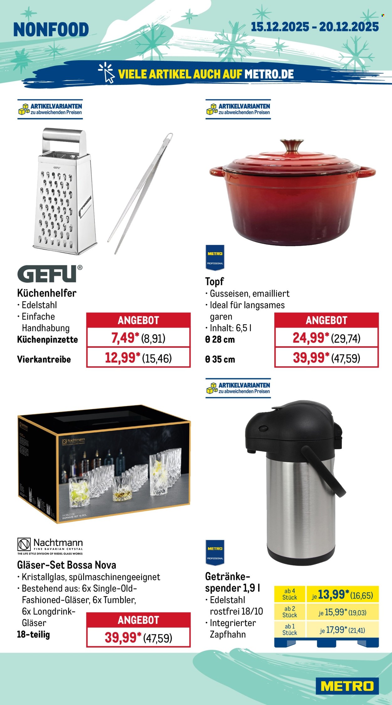Metro Prospekte  - 15.12.2025 - 20.12.2025. Seite 23