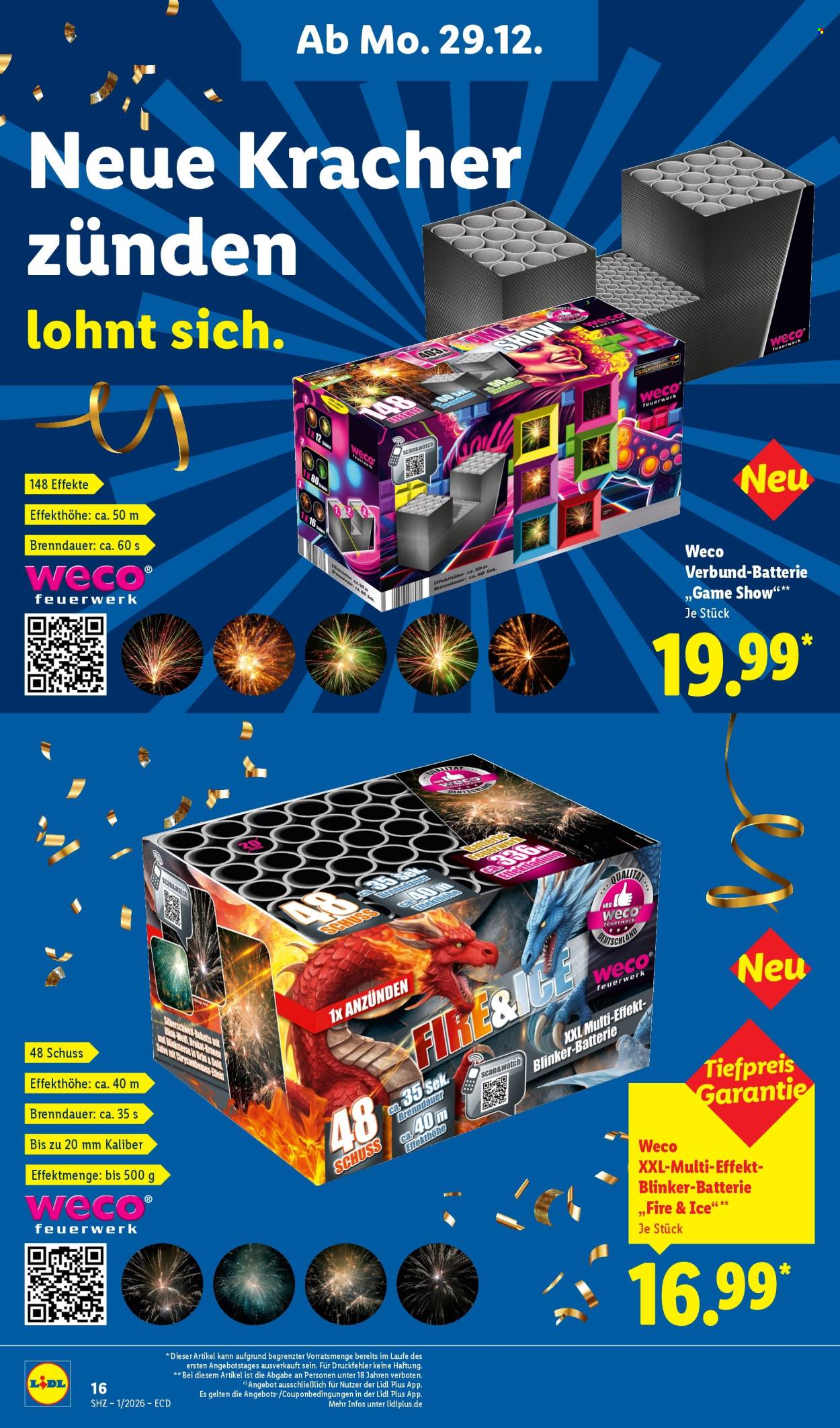 Lidl Prospekte  - 29.12.2025 - 3.01.2026. Seite 16