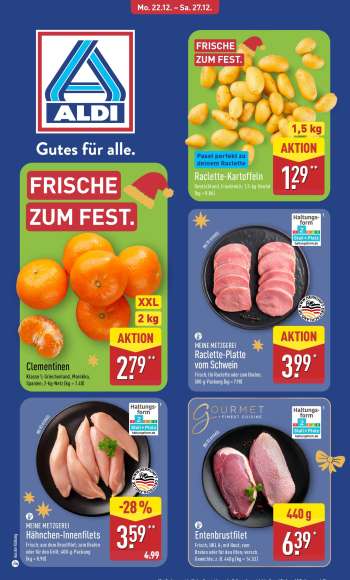 Prospekte ALDI Nord - 22.12.2025 - 27.12.2025.