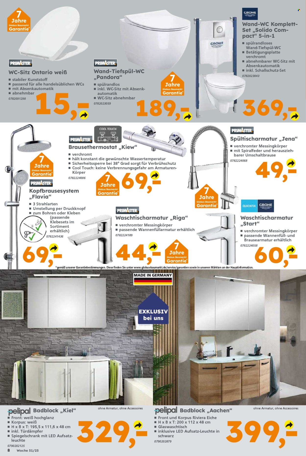 Globus Baumarkt Prospekte  - 15.12.2025 - 20.12.2025. Seite 8