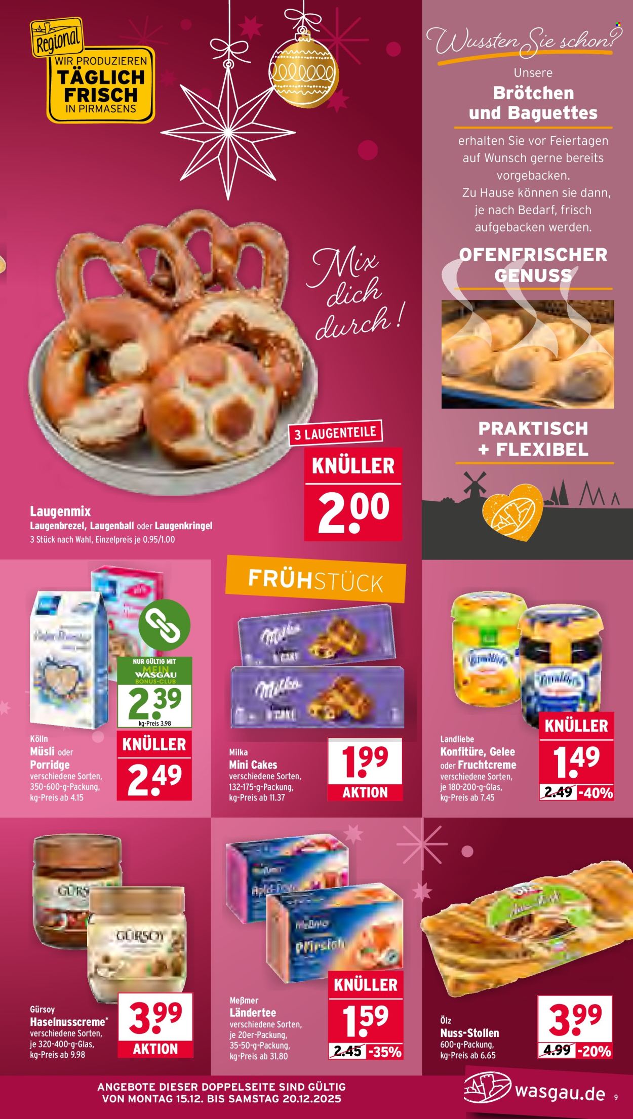 Wasgau Prospekte  - 15.12.2025 - 20.12.2025. Seite 9