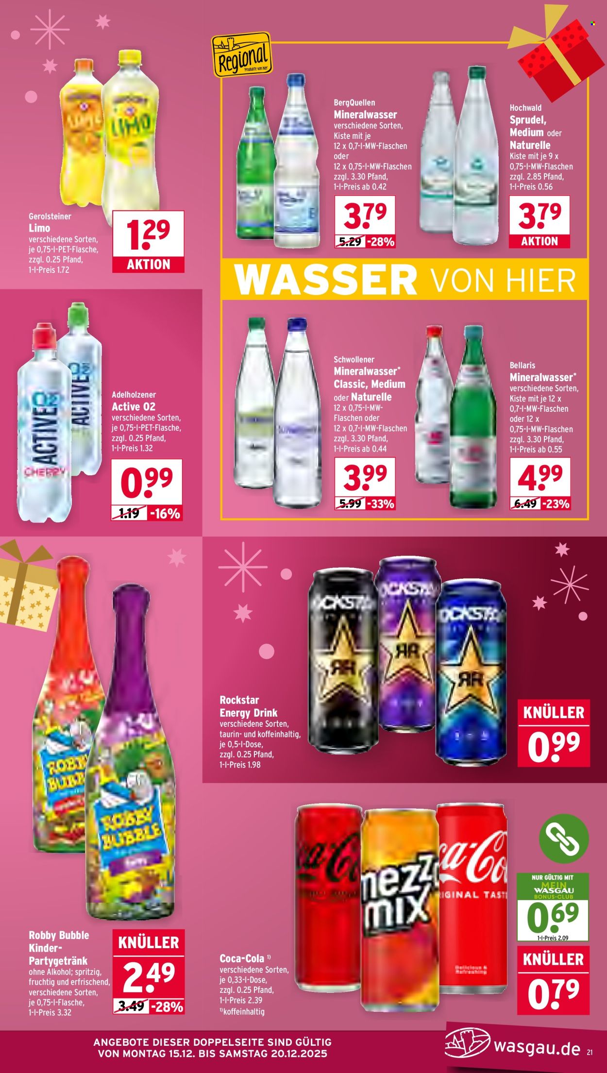 Wasgau Prospekte  - 15.12.2025 - 20.12.2025. Seite 21