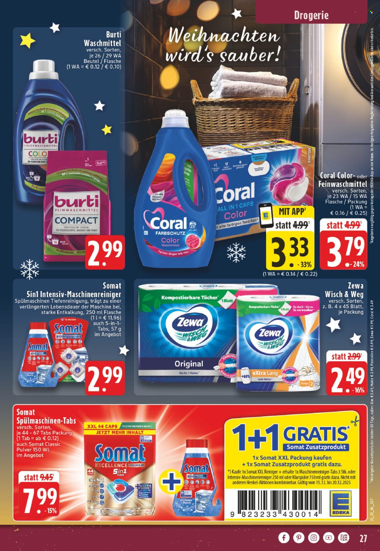Edeka Prospekte  - 15.12.2025 - 20.12.2025. Seite 27
