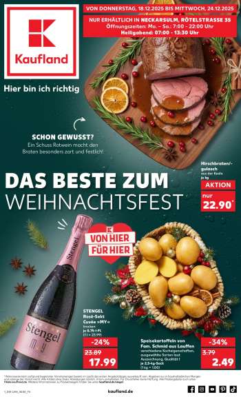 Prospekte Kaufland - 18.12.2025 - 24.12.2025.