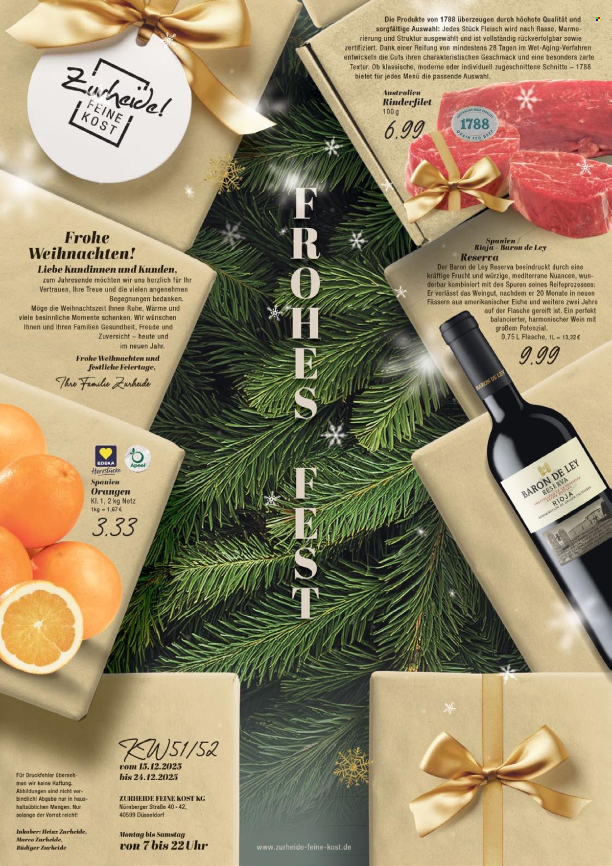 E center Prospekte  - 15.12.2025 - 24.12.2025. Seite 1