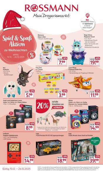 Prospekte Rossmann - 15.12.2025 - 24.12.2025.