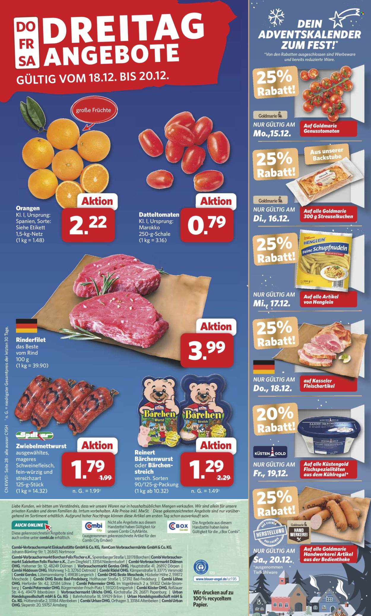 Combi Prospekte  - 15.12.2025 - 20.12.2025. Seite 33