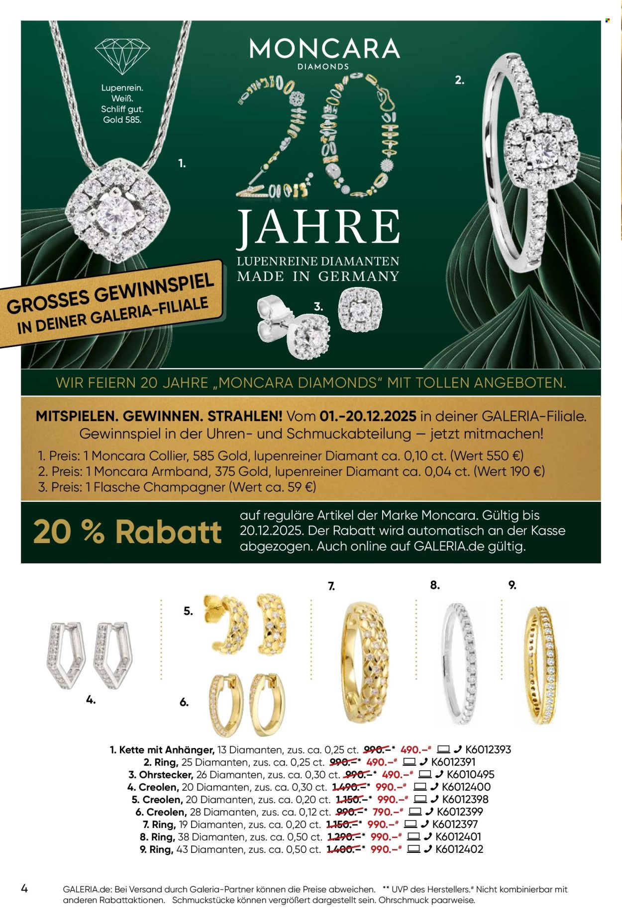GALERIA Karstadt Kaufhof Prospekte  - 17.12.2025 - 23.12.2025. Seite 4