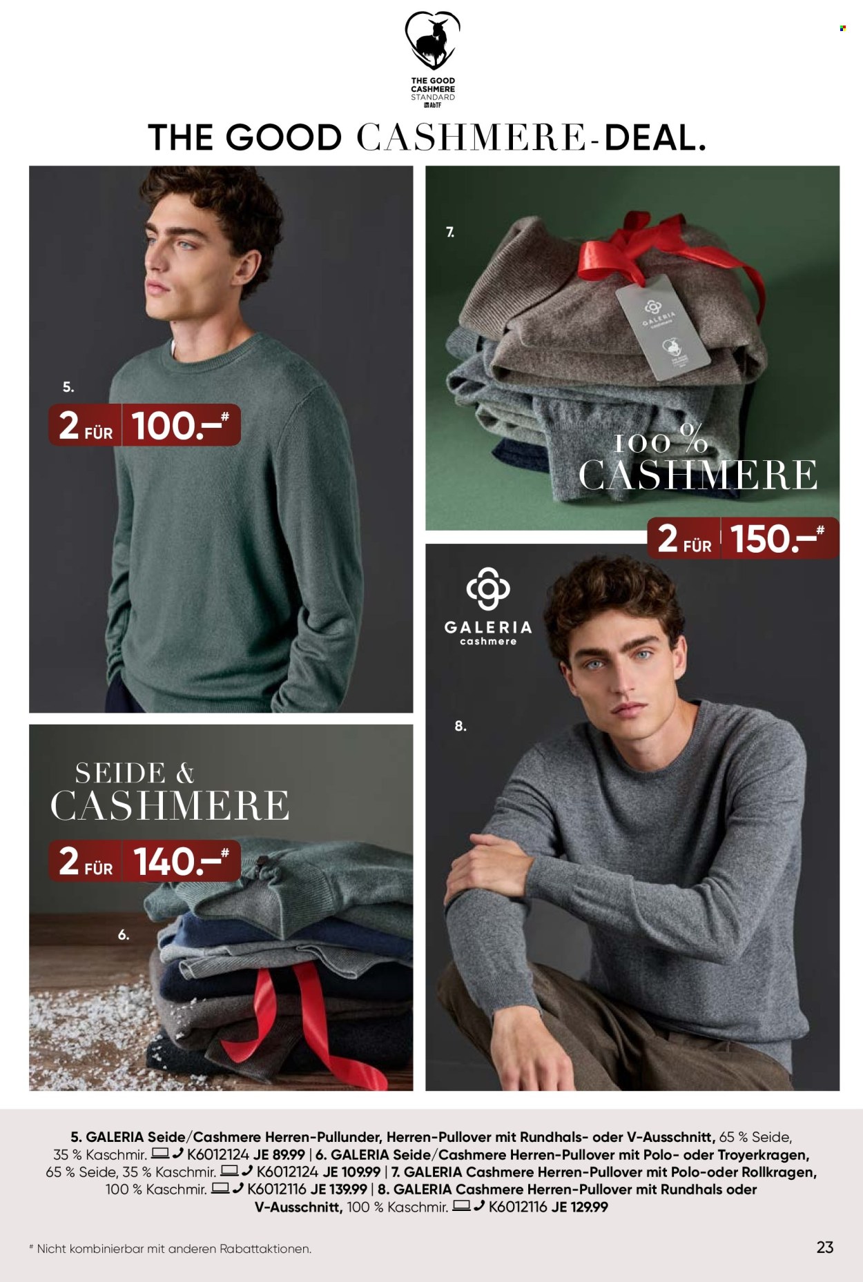 GALERIA Karstadt Kaufhof Prospekte  - 17.12.2025 - 23.12.2025. Seite 23