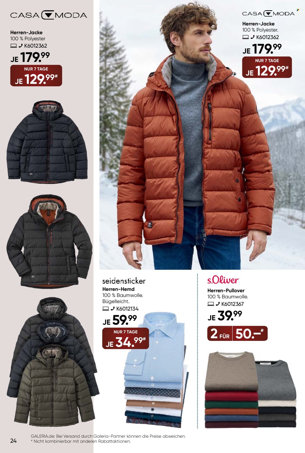 GALERIA Karstadt Kaufhof Prospekte  - 17.12.2025 - 23.12.2025. Seite 24