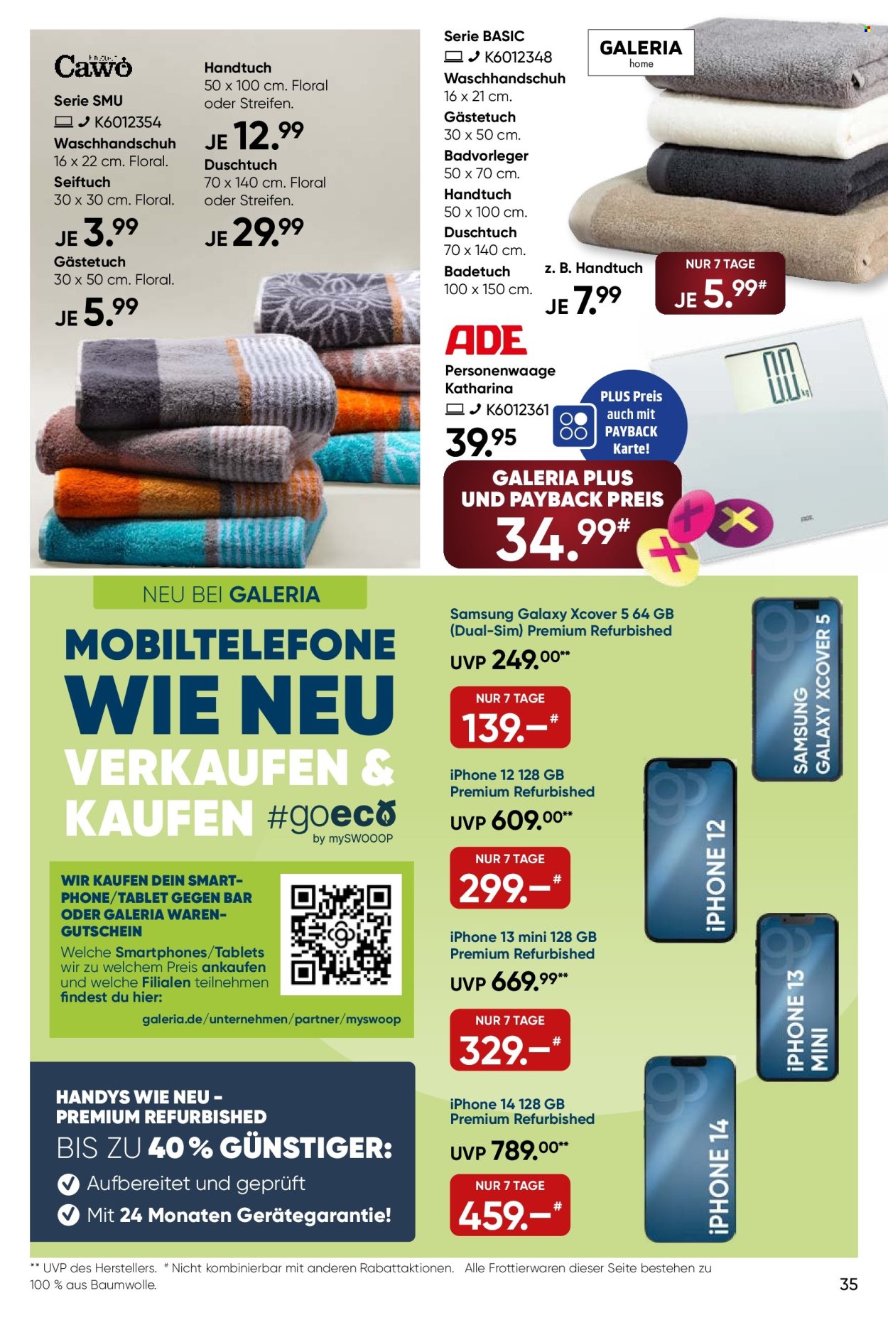 GALERIA Karstadt Kaufhof Prospekte  - 17.12.2025 - 23.12.2025. Seite 35