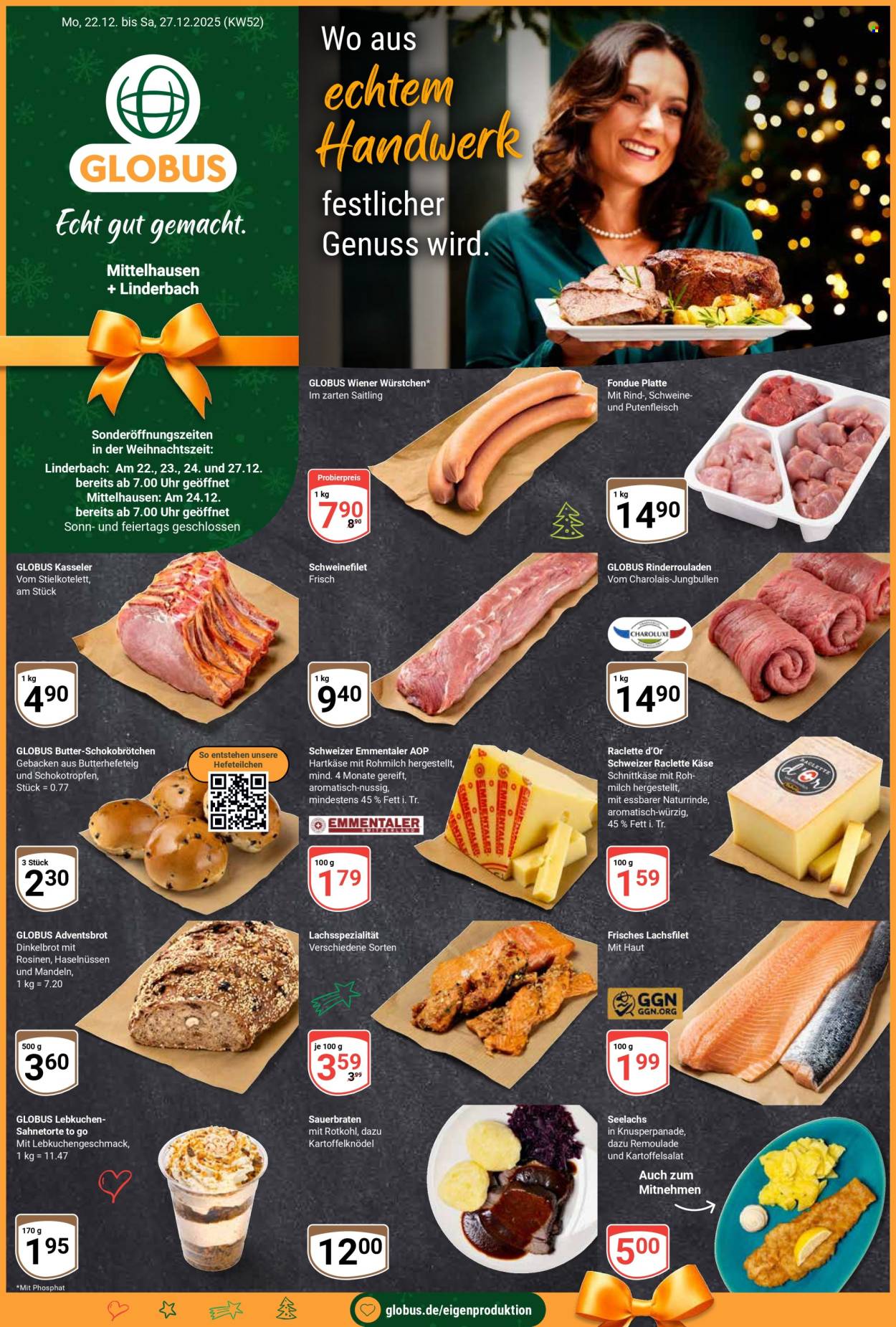 Globus Prospekte  - 22.12.2025 - 27.12.2025. Seite 1