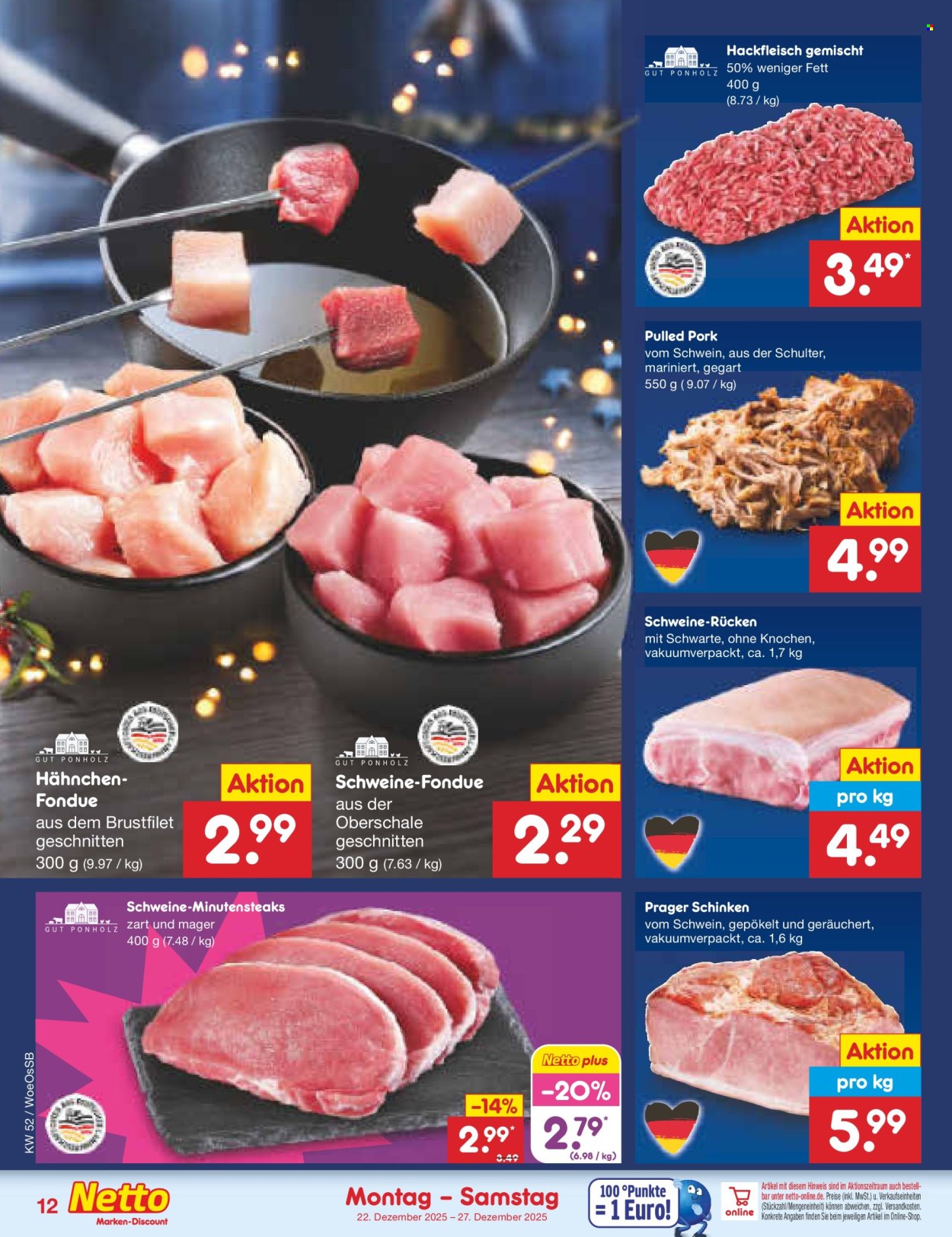 Netto Marken-Discount Prospekte  - 22.12.2025 - 27.12.2025. Seite 12