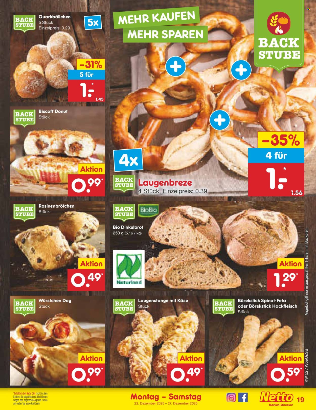 Netto Marken-Discount Prospekte  - 22.12.2025 - 27.12.2025. Seite 19