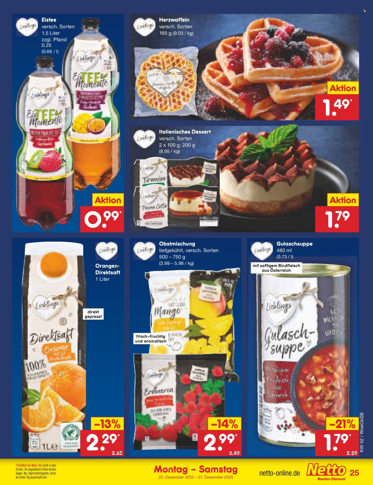 Netto Marken-Discount Prospekte  - 22.12.2025 - 27.12.2025. Seite 25