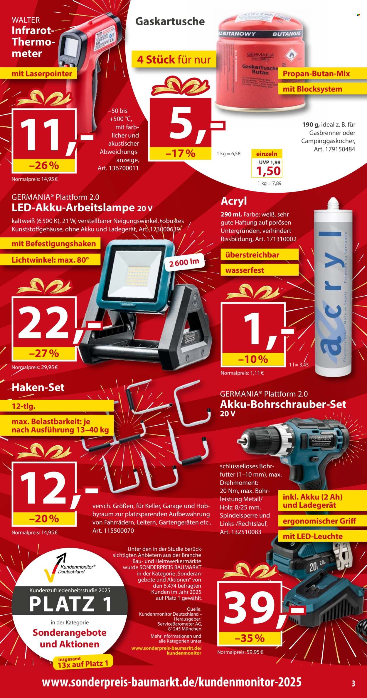 Sonderpreis-Baumarkt Prospekte  - 27.12.2025 - 2.01.2026. Seite 3