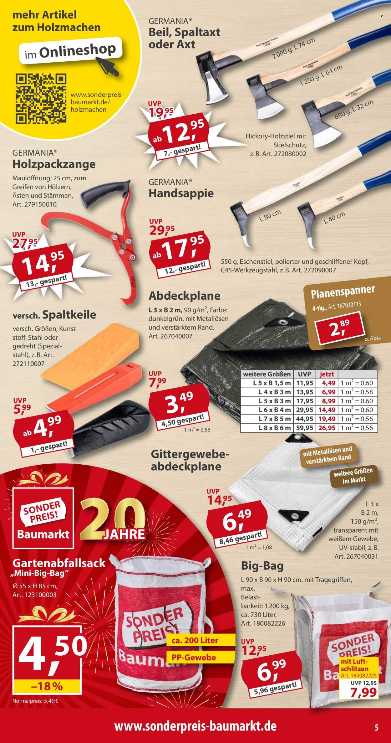 Sonderpreis-Baumarkt Prospekte  - 27.12.2025 - 2.01.2026. Seite 5