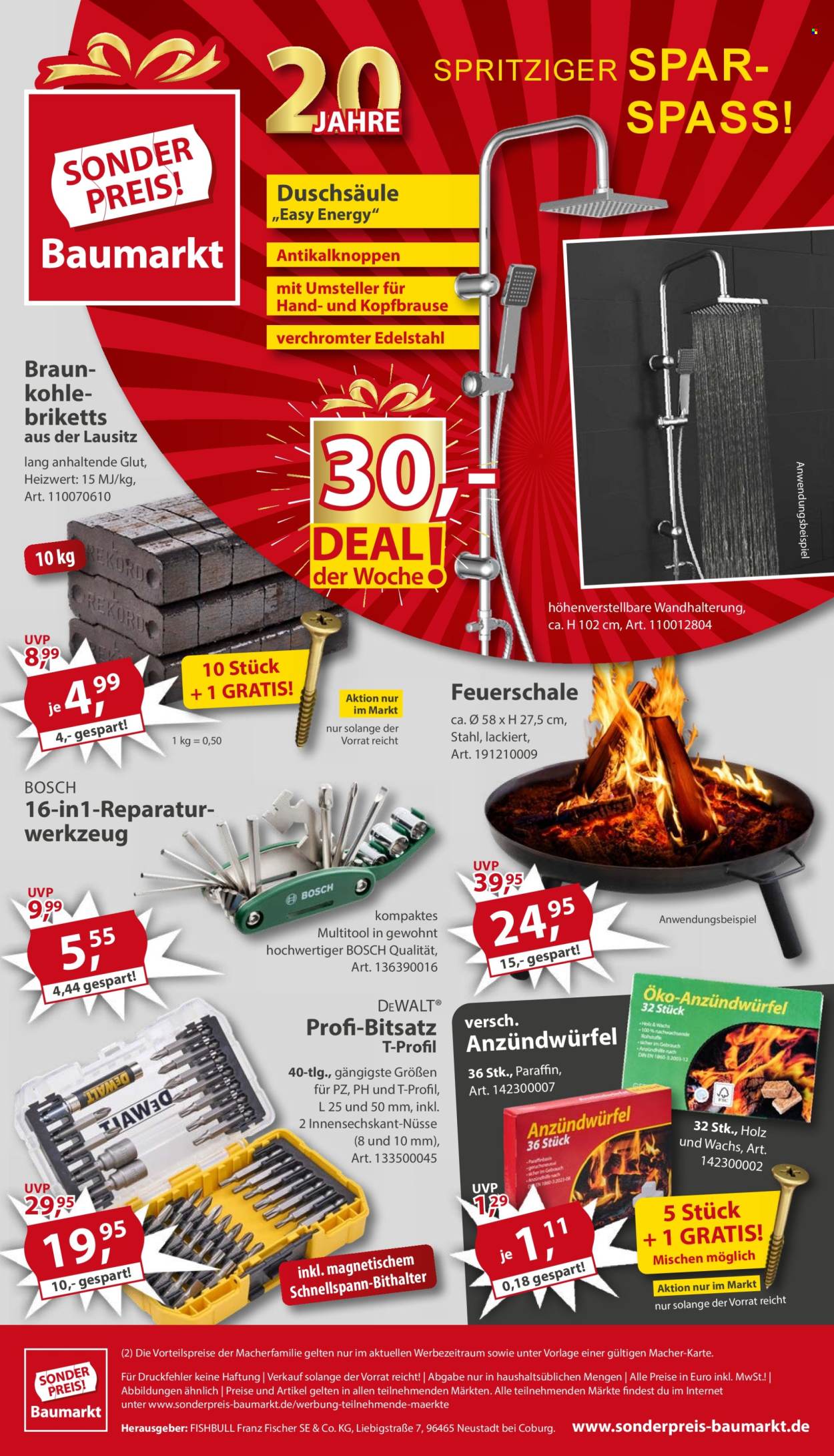 Sonderpreis-Baumarkt Prospekte  - 27.12.2025 - 2.01.2026. Seite 20