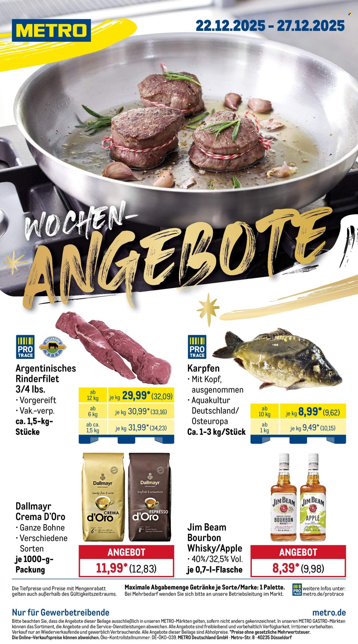 Metro Prospekte  - 22.12.2025 - 27.12.2025. Seite 1