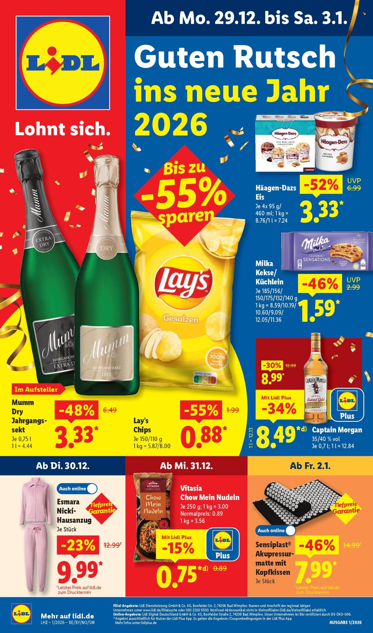 Lidl Prospekte  - 29.12.2025 - 3.01.2026. Seite 1