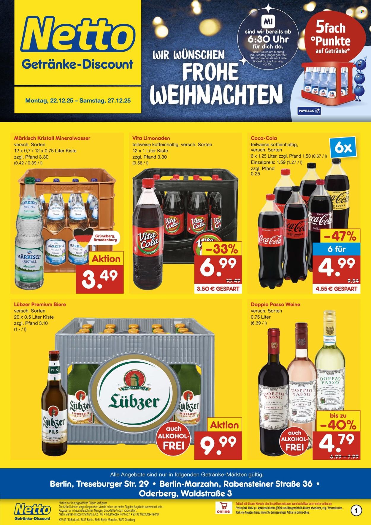 Netto Marken-Discount Prospekte  - 22.12.2025 - 27.12.2025. Seite 1