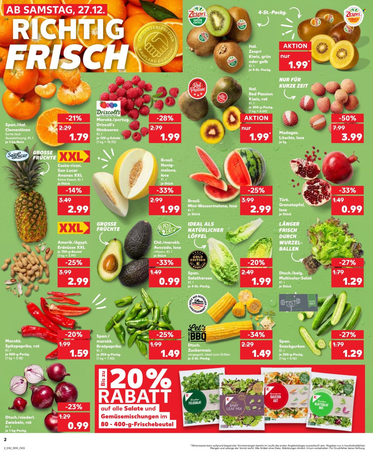 Kaufland Prospekte  - 27.12.2025 - 31.12.2025. Seite 2