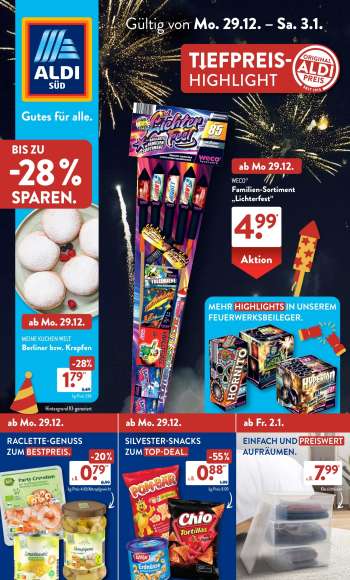 Prospekte ALDI SÜD - 29.12.2025 - 3.01.2026.