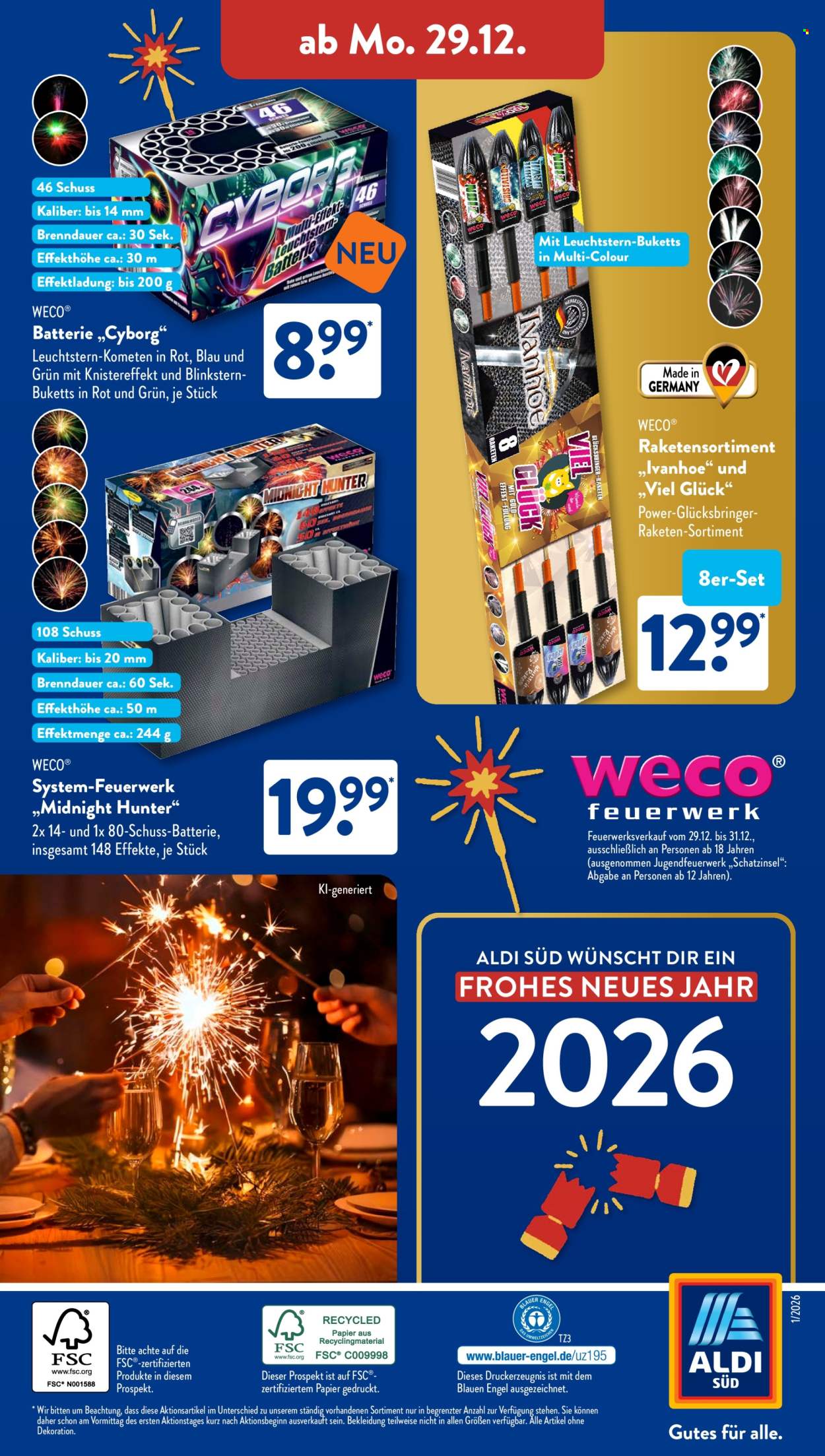 ALDI SÜD Prospekte  - 29.12.2025 - 3.01.2026. Seite 38
