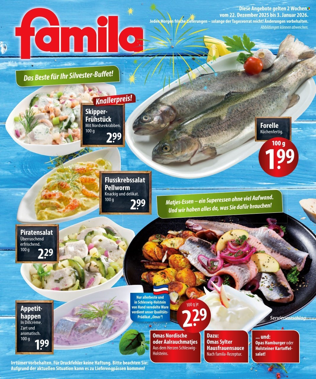 famila Prospekte  - 22.12.2025 - 3.01.2026. Seite 2