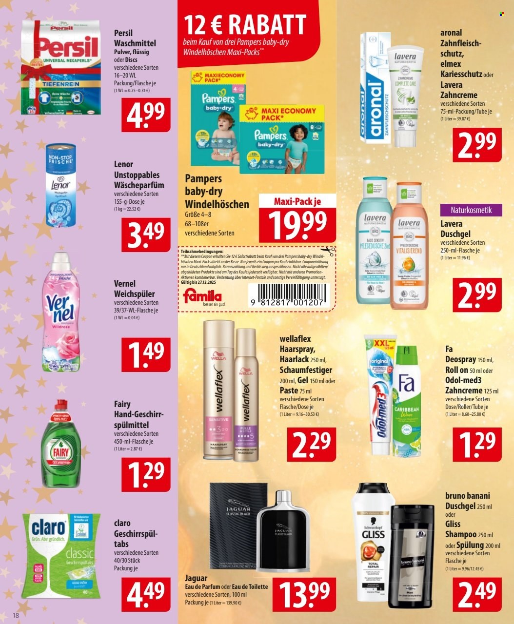 famila Prospekte  - 22.12.2025 - 27.12.2025. Seite 18