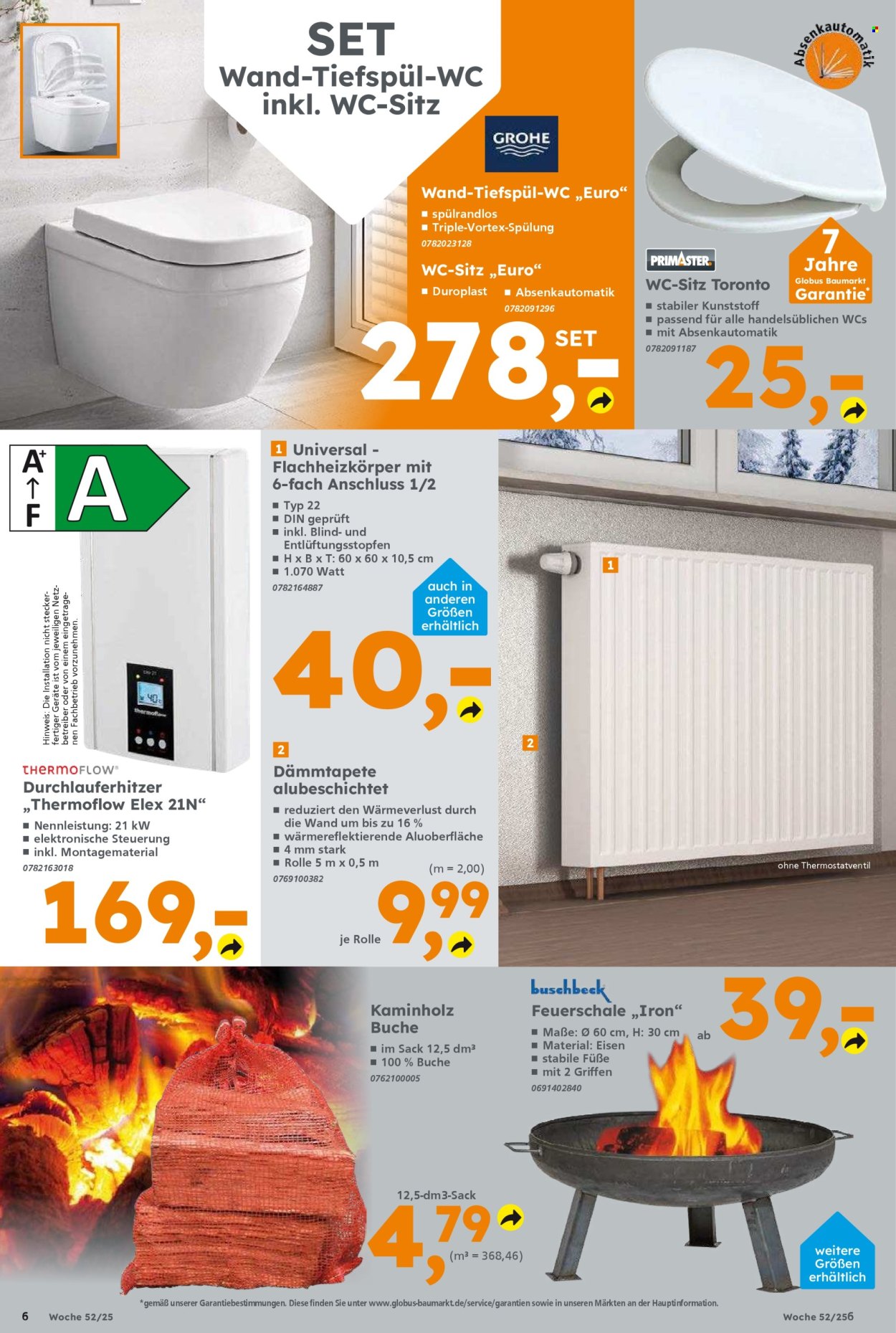 Globus Baumarkt Prospekte  - 22.12.2025 - 27.12.2025. Seite 6