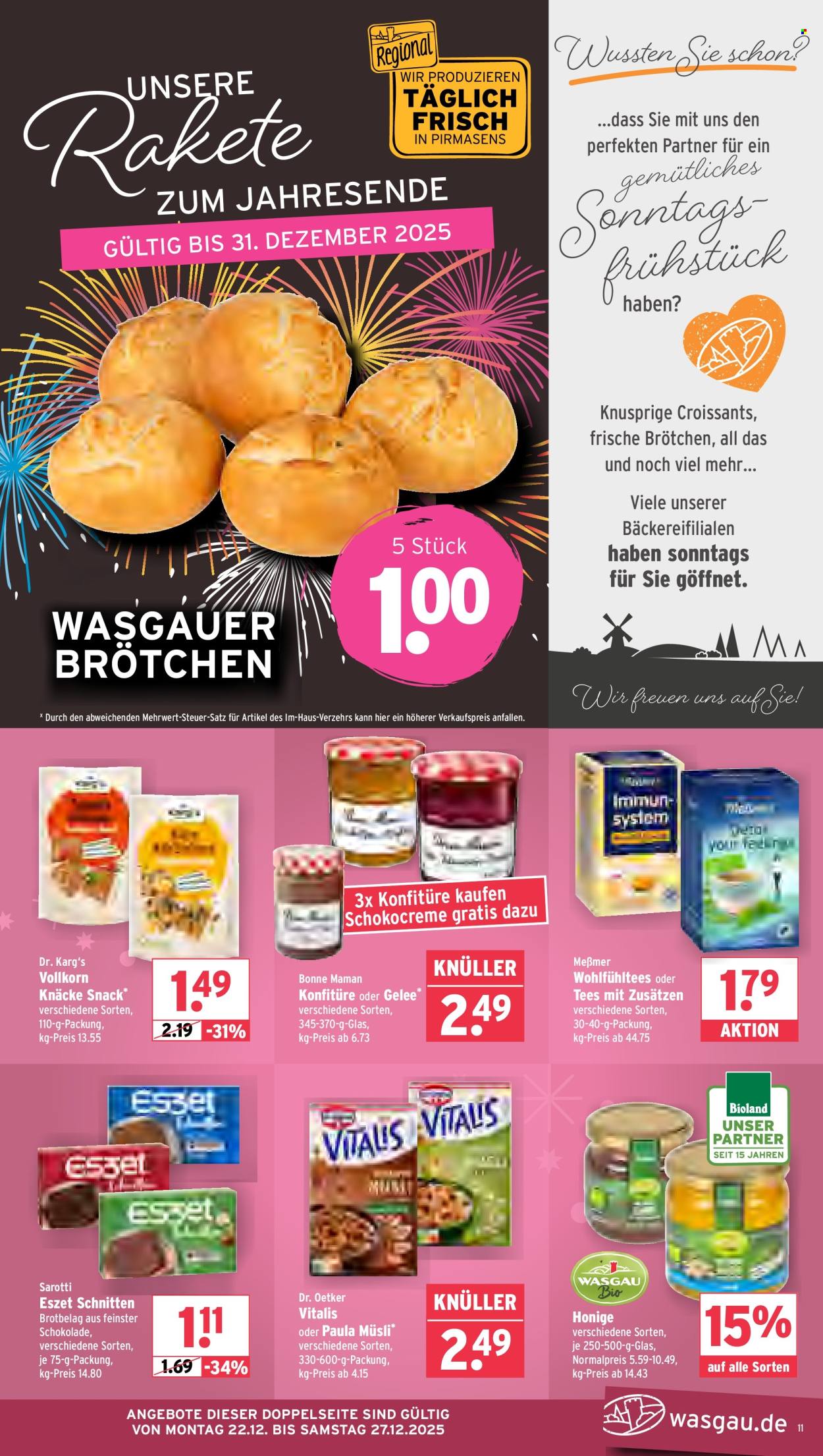 Wasgau Prospekte  - 22.12.2025 - 27.12.2025. Seite 11