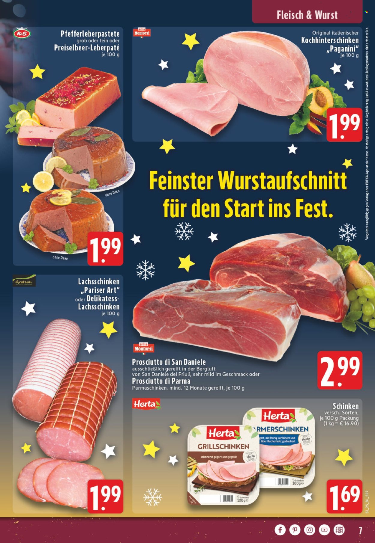 Edeka Prospekte  - 22.12.2025 - 27.12.2025. Seite 7