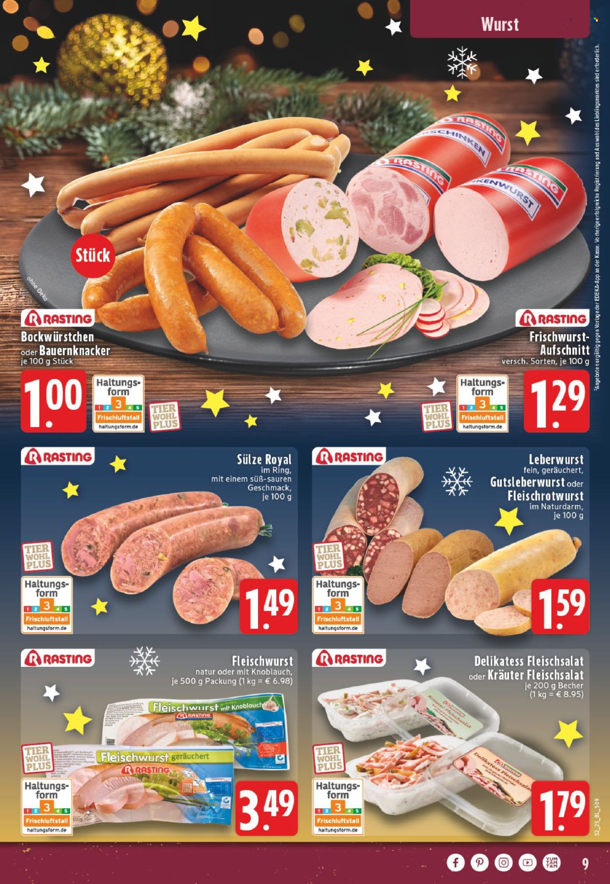 Edeka Prospekte  - 22.12.2025 - 27.12.2025. Seite 9