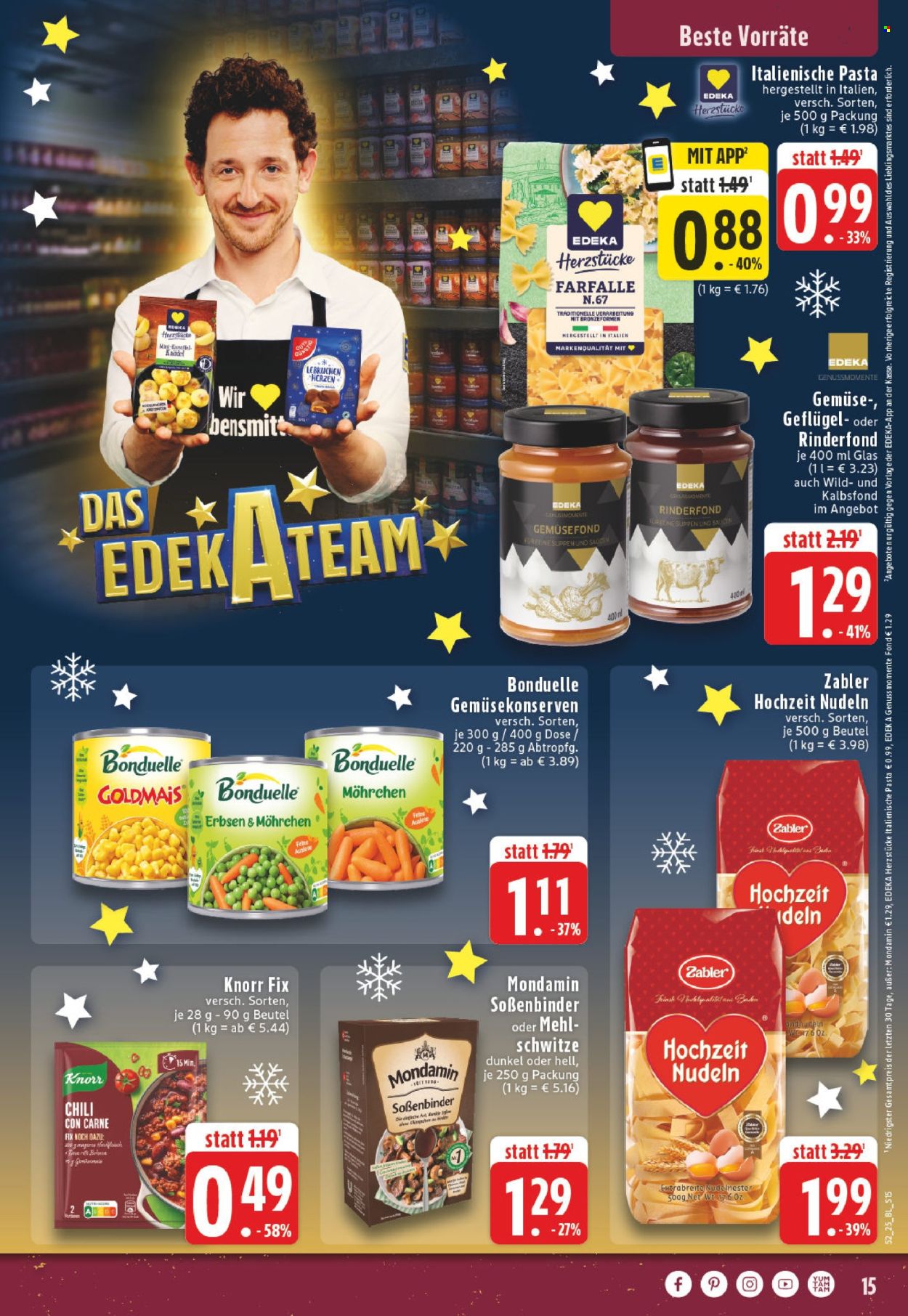Edeka Prospekte  - 22.12.2025 - 27.12.2025. Seite 15